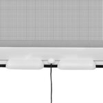 Moustiquaire enroulable blanche pour fenêtre 80 x 170 cm