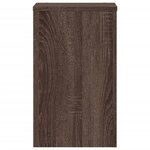 vidaXL Supports pour plantes 2 Pièces chêne marron bois d'ingénierie