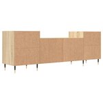 vidaXL Meuble TV Chêne sonoma 160x35x55 cm Bois d'ingénierie