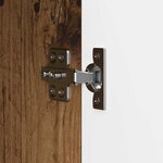 vidaXL Meuble TV 102 x 34 5 x 50 cm Bois ancien Bois d'ingénierie
