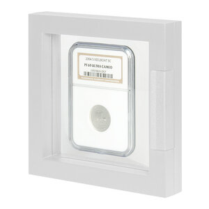 Cadre Nimbus Eco pour objets de collections. Couleur - Blanc