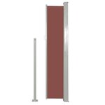 vidaXL Auvent latéral rétractable 120 x 300 cm Marron