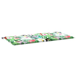 vidaXL Coussin de banc de jardin multicolore 120x50x4 cm tissu oxford