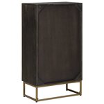 vidaXL Haut Armoire Laiton 53 5 x 30 x 95 cm