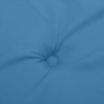 vidaXL Coussins de banc de jardin lot de 2 bleu mélangé tissu