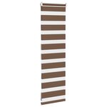 vidaXL Store zèbre marron 45x100 cm largeur du tissu 40 9 cm polyester