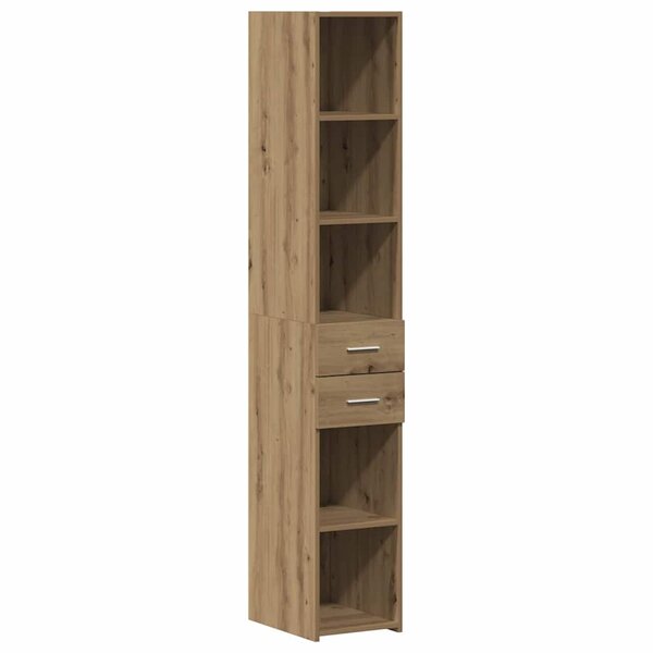 vidaXL Haut Armoire avec tiroir chêne artisanal 30 x 42.5 x 185 cm