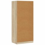 vidaXL Garde-robe Chêne sonoma 80x52x180 cm Bois d’ingénierie