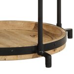 vidaXL Table d'appoint Ø55x83 cm bois de manguier massif