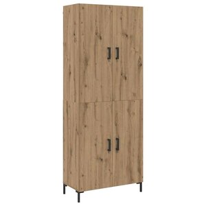 vidaXL Haut Armoire Montage mural chêne artisanal 69 5 x 34 x 180 cm