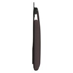 vidaXL Tête de lit suspendue Marron foncé Tissu