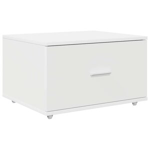 vidaXL Armoire à tiroirs Blanc 55 x 45 x 33 5 cm Bois d'ingénierie