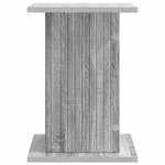 vidaXL Support de Plante Sonoma gris 30 5 x 30 x 43 cm