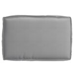 vidaXL Coussin pour assise de palette Gris 60 x 40 x 8 cm Tissu Oxford