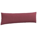 vidaXL Coussins de canapé 2 Pièces Bordeaux 145 x 40 cm tissu