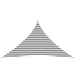 vidaXL Voile d'ombre 3 5 x 3 5 x 4 9 m HDPE Triangulaire