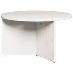 vidaXL Ensemble de tables basses 2 Pièces Blanc 49 x 49 x 28 cm
