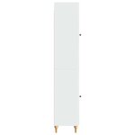 vidaXL Ensemble de Meubles 2 Pièces Blanc brillant Bois d'ingénierie