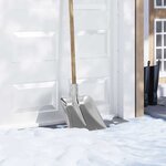 vidaXL Tête de pelle Argent 45 x 38 cm Aluminium