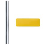 vidaXL Film solaire réfléchissant statique Argent 90 x 500 cm PVC