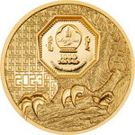 Pièce de monnaie en or g 3.11 (1/10 oz) millésime 2023 wild mongolia falcon