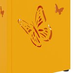vidaXL Porte-parapluies Jaune Moutarde Métal Standard Rangement