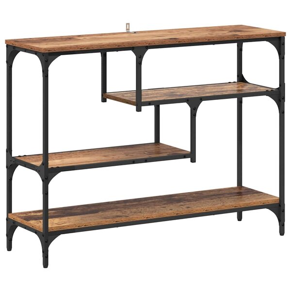 vidaXL Table console Bois ancien 100 x 30 x 75 cm Bois d'ingénierie