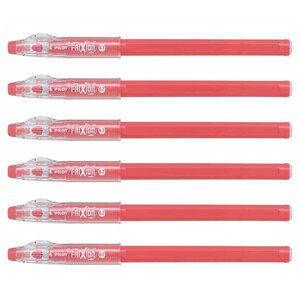 Stylo Roller FRIXION ball Sticks Pointe Moyenne Rose Corail x 6 PILOT