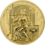 Monnaie GERMANIA Queen on the Throne 1/10 Oz Or 20 Mark Germania 2026 (PRÉCOMMANDE)