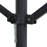 vidaXL Auvent sur pied 500 x 300 cm Anthracite