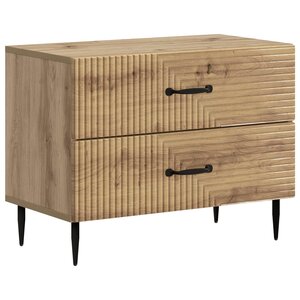 vidaXL Cabinet de chevet Chêne artisanal 62 x 34 5 x 47 5 cm