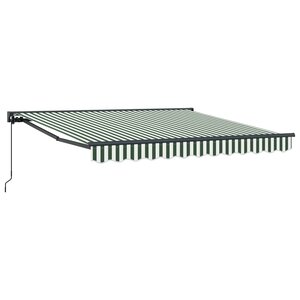 vidaXL Cadre d'auvent Vert et blanc 300 x 250 cm