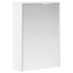 vidaXL Armoire Miroir de Salle de Bain Blanc 43 x 16 x 62.5 cm