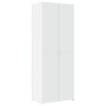 vidaXL Armoire de rangement blanc 70x42 5x225 cm bois d'ingénierie
