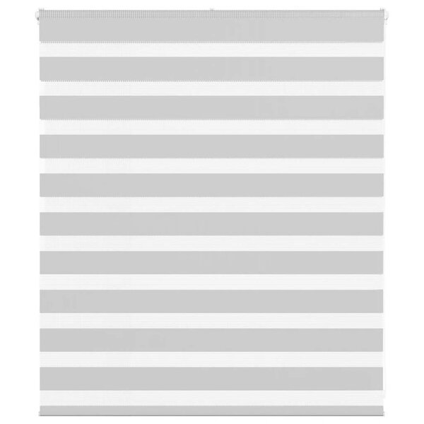 vidaXL Store zèbre gris clair largeur du tissu 125 9 cm polyester