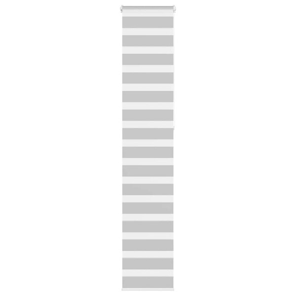 vidaXL Store zèbre gris clair largeur du tissu 45 9 cm polyester