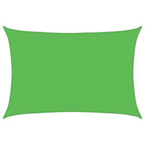 vidaXL Voile d'ombrage 160 g/m² Vert clair 4x5 m PEHD