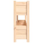 vidaXL Jardinière 112x25x66 cm Bois massif de pin
