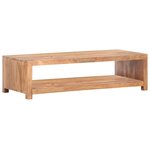 vidaXL Table basse 110x45x30 cm Bois solide