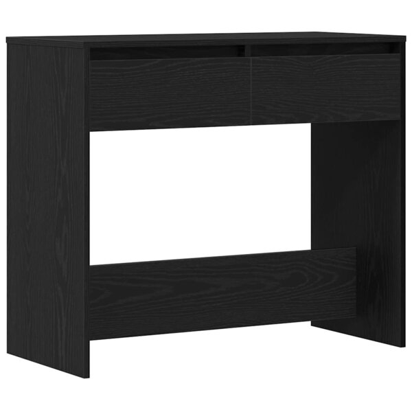 vidaXL Table console chêne noir 89x41x76 5 cm bois d'ingénierie