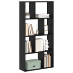 vidaXL Bibliothèque Chêne noir 60 x 20 x 120 cm Bois d'ingénierie