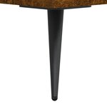 vidaXL Banc à chaussures chêne fumé 102x35x55 cm bois d'ingénierie