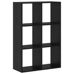 vidaXL Bibliothèque Chêne noir 69 5 x 29 x 103 5 cm Bois d'ingénierie
