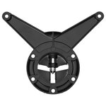 vidaXL 4 pieds de table réglables en hauteur 870 mm Noir