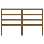 vidaXL Tête de lit Marron miel 146x4x100 cm Bois massif de pin