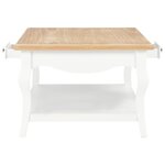 vidaXL Table basse Blanc 110 x 60 x 40 cm MDF