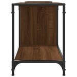vidaXL Meuble TV chêne marron 203x37x50 cm bois d'ingénierie