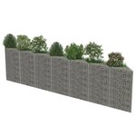 vidaXL Mur de gabion Acier galvanisé 450 x 30 x 100 cm