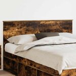 vidaXL Tête de lit Chêne fumé 150 cm Bois d'ingénierie