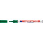 Marqueur Peinture 751 Vert Corps Alu Pointe Ronde 1-2 mm EDDING